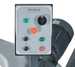 Ленточнопильный станок Opti S350DG: панель управления